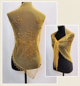 Beaded shawl 01-424A